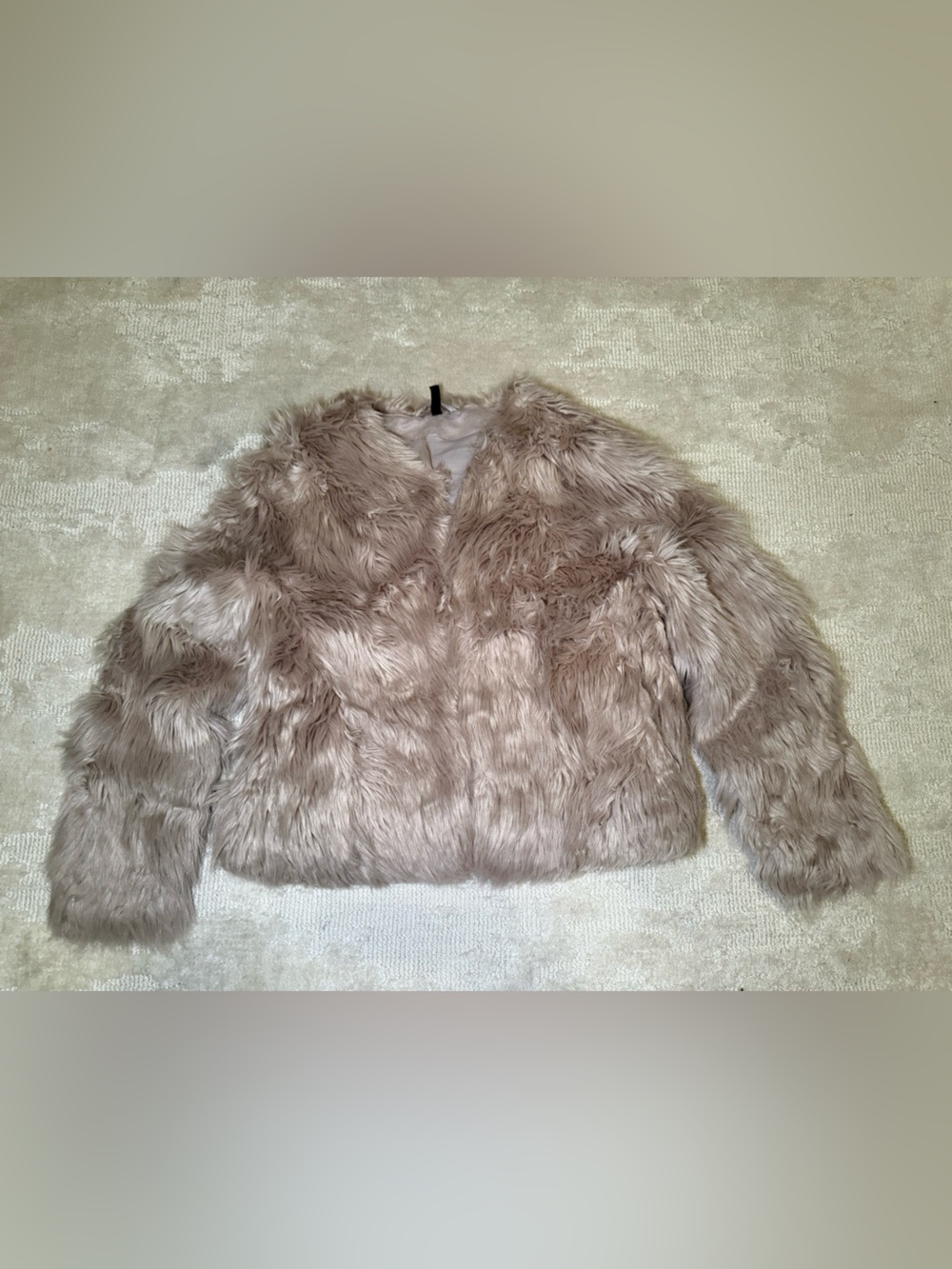 H&M Divided Faux Fur Coat M